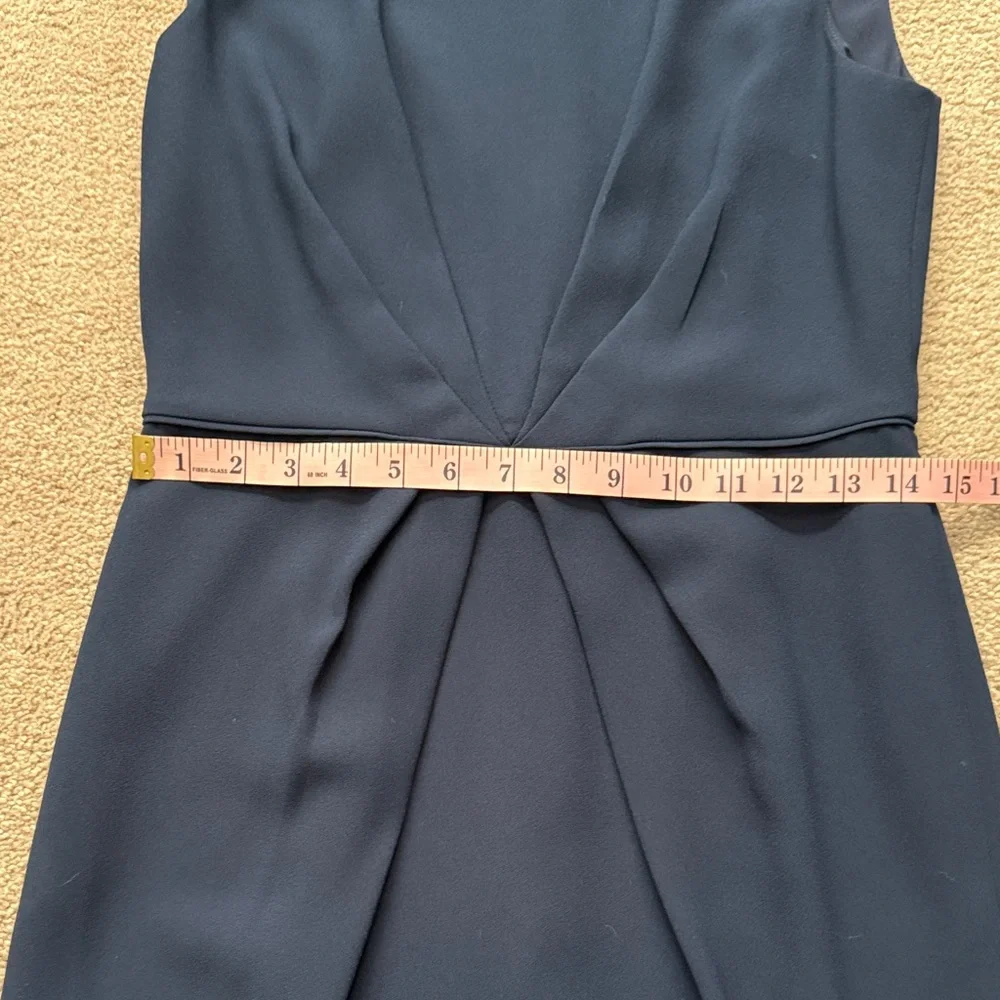 J. Crew Elegant Navy Cap Sleeve Dress Size 4